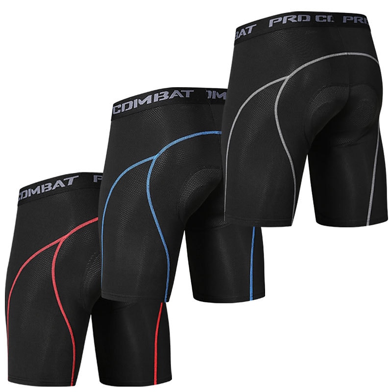 Herren Streifen Radsport-Radhose: Fahrradshorts Gepolsterte Fahrradhose Fahhrad Gepolsterte Shorts / Chamois Mountainbike MTB Straßenradsport Sport 3D-Polster Radfahren Schnelltrocknend 2026 - $27.99 –P2