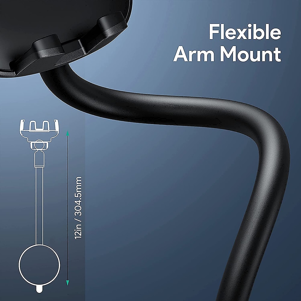 Car Phone Holder Mount [Flexible Gooseneck Long Arm] Phone Mount for Car Holder Dashboard Windshield [Washable Strong Suction Cup] Cell Phone Holder Car Mount for All iPhone Android 2025 - $24.99 –P4