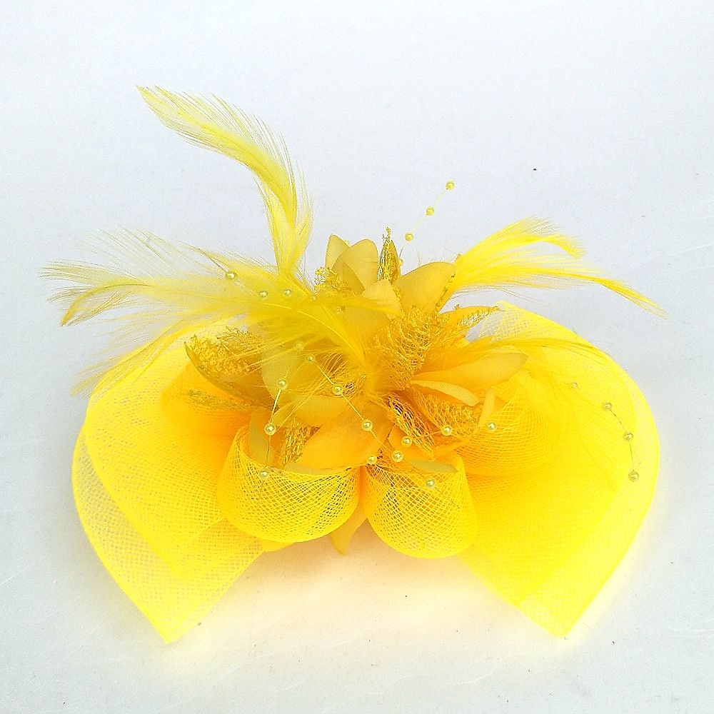 Fascinator Hüte Kopfbedeckung Netz Teeparty Pferderennen Ladies Day Melbourne Cup Handgemacht mit floralem Kopfschmuck Kopfbedeckung Kleid zum Beeindrucken Renntag Kleid 2025 - $15.99 –P5