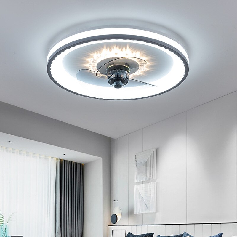 50 cm LED-Deckenventilator Licht Deckenventilator Metall lackiert moderne 220-240V 2025 - $244.69 –P7