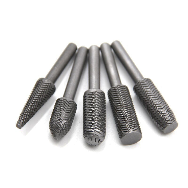 5 pz file rotativo file in acciaio bolla shell falegname fai da te morbido metallo rifilatura set metallo rettifica strumento di riparazione del 2025 a $15.99 –P6