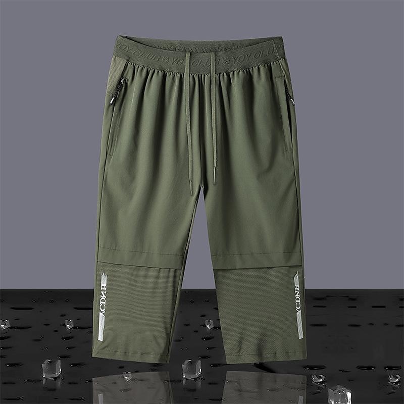 Homens Shorts de caminhada Verão Ao ar livre Respirável Secagem Rápida Bolso Com Zíper Leve Calças Capri Calças Com Cordão Cintura elástica Exército verde sete Cáqui Sete Pesca Alpinismo Praia M L XL de 2025 por $19.99 –P6