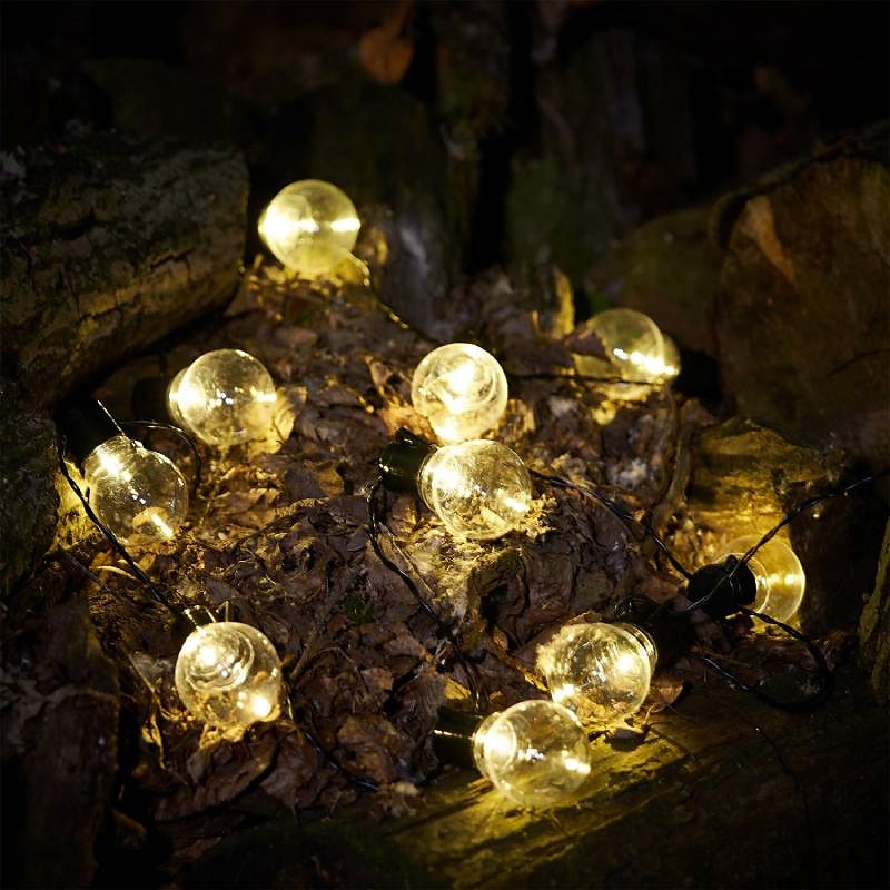 elegante festa di ricevimento di nozze luci a globo per esterni luci solari a led per matrimonio 6m-30 lampadine 5m-20 lampadine luci da giardino per matrimonio impermeabili per layout di festa di del 2025 a $43.99 –P12