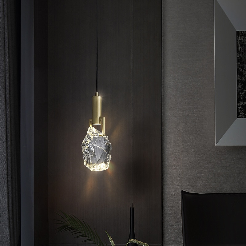 Lampadari A Sospensione In Cristallo Led Moderni A Testa Singola Comodino Bar Tavolo Da Pranzo Sala Espositiva Hotel Ristorante Di Design Lampadari del 2025 a $249.99 –P6