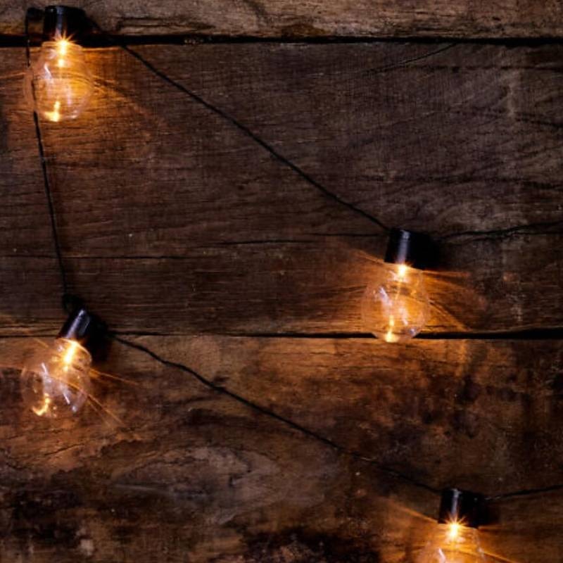 elegante festa di ricevimento di nozze luci a globo per esterni luci solari a led per matrimonio 6m-30 lampadine 5m-20 lampadine luci da giardino per matrimonio impermeabili per layout di festa di del 2025 a $43.99 –P13