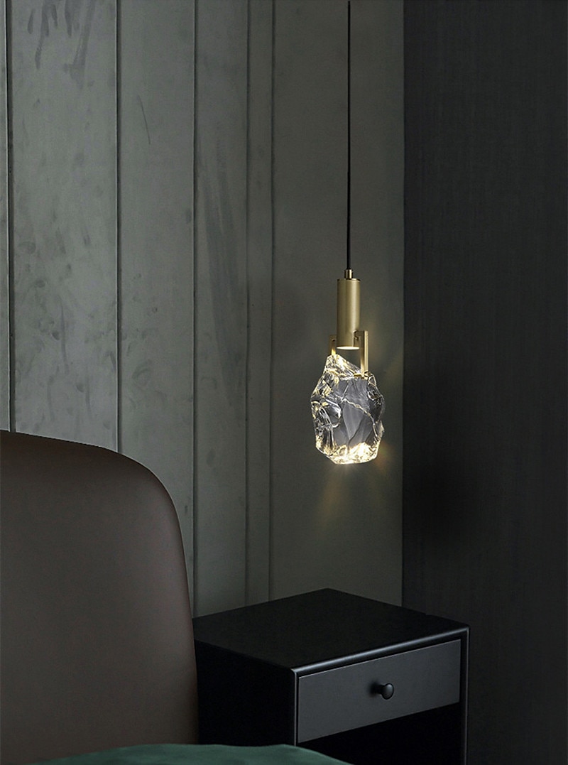 Lampadari A Sospensione In Cristallo Led Moderni A Testa Singola Comodino Bar Tavolo Da Pranzo Sala Espositiva Hotel Ristorante Di Design Lampadari del 2025 a $249.99 –P3