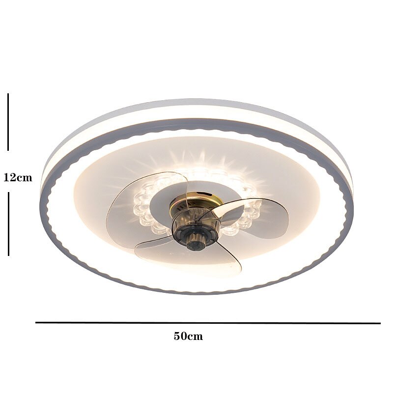 50 cm LED-Deckenventilator Licht Deckenventilator Metall lackiert moderne 220-240V 2025 - $244.69 –P5