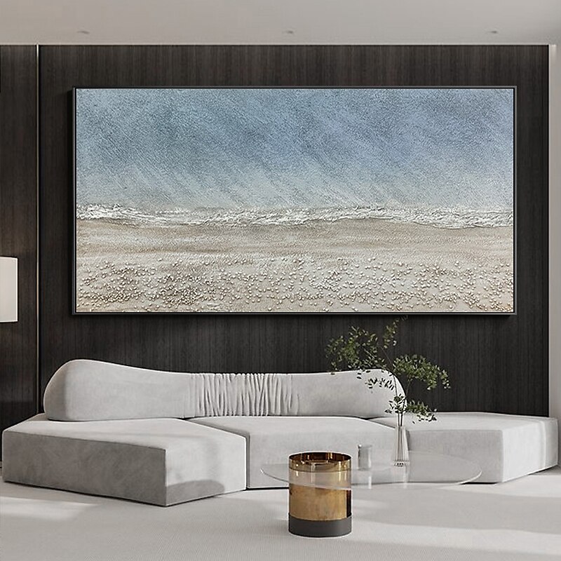 Manuální Ručně vyrobeno Hang-malované olejomalba Ručně malované Horizontální panoramatické Abstraktní Krajina Moderní Realismus Bez vnitřní rám 2025 - $114.99 –P7