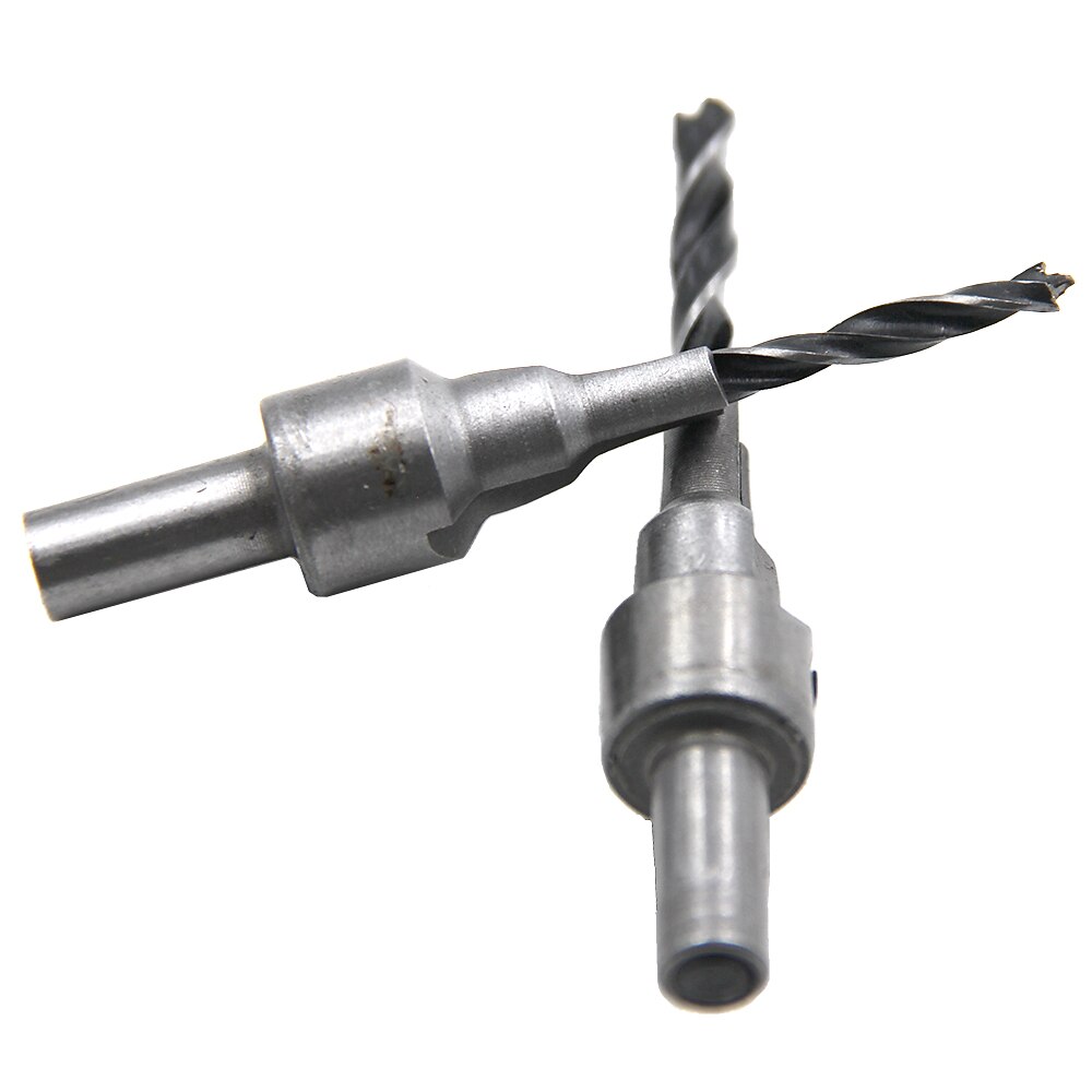 2025年 2本/セットドリルビットセット皿穴2枚刃3段4mm/6mm 5mm/7mmウッドリーマー木工面取りキット用電動工具  コレクション – $9.99 –P7