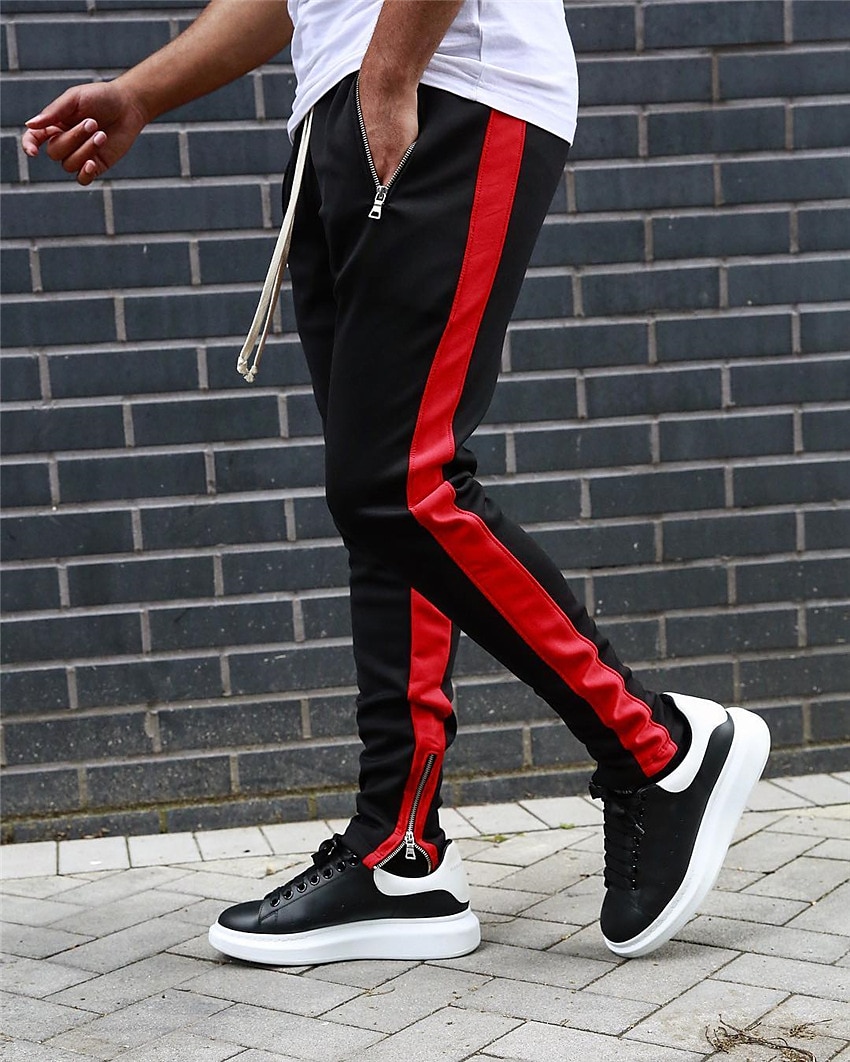 Bărbați Jogger Pantaloni Pantaloni Sport Buzunar cu Fermoar Fermoare pentru glezne Pantaloni De Atletism Îmbrăcăminte Atletică Primăvară Toamnă Απαλό Confortabil la umezeală Respirabil Gimnastic 2026 - $18.99 –P7