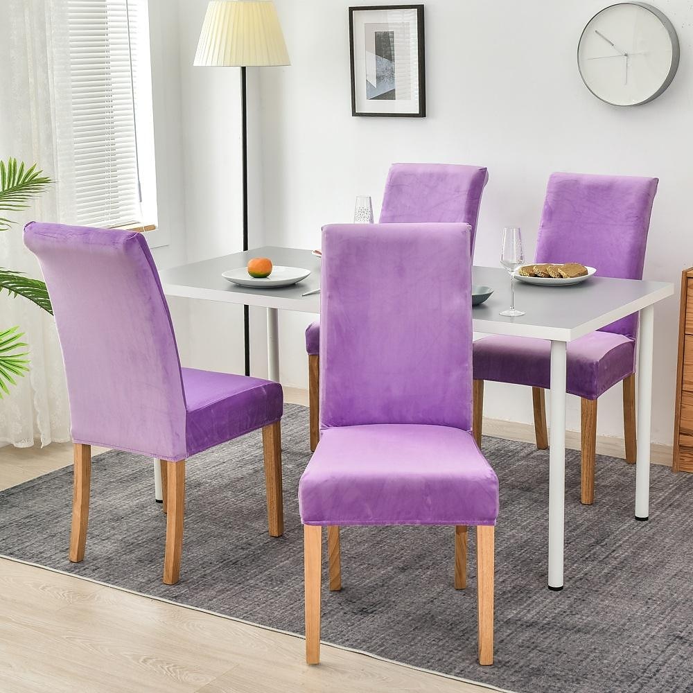 fodera per sedia da pranzo elasticizzata fodera per sedia verde fodera in velluto elastico per cene da pranzo matrimonio in hotel morbido lavabile del 2025 a $21.99 –P4