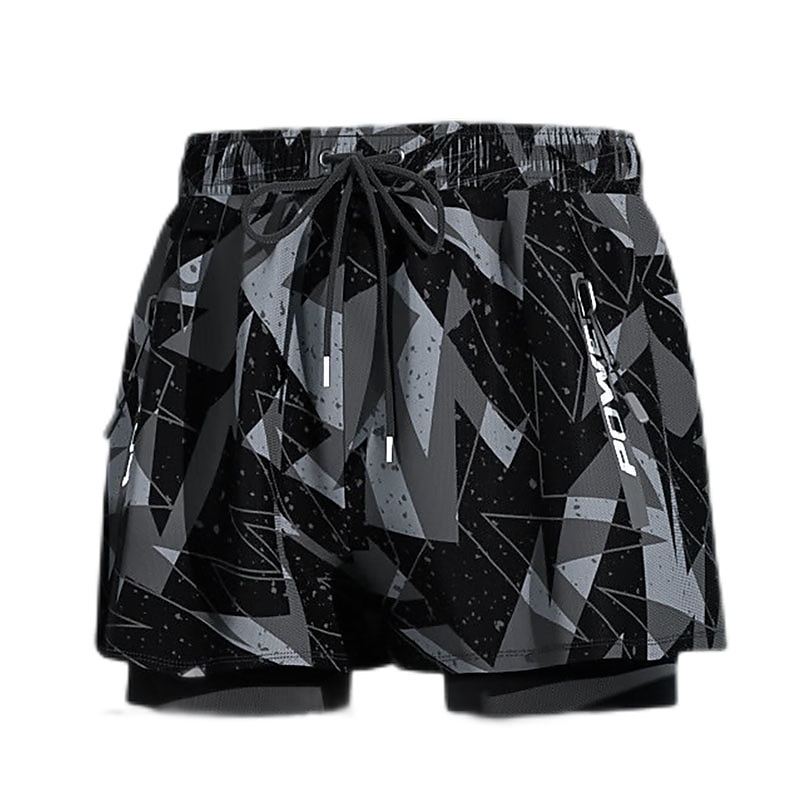 Homme Short de bain Short de Bain Natation Séchage rapide Poids Léger Short de bain Maillot de bain Avec poches Doublure de compression Cordon Natation Surf Plage Sports nautiques Couleur Pleine Eté de 2025 ? $50.99 –P13