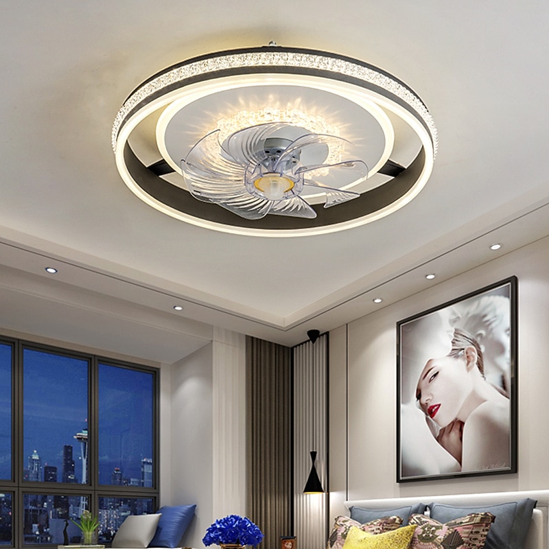 Lampada Da Soffitto A Led Di Lusso Con Ventilatore A Soffitto Lampada Da Soffitto del 2026 a $287.89 –P13