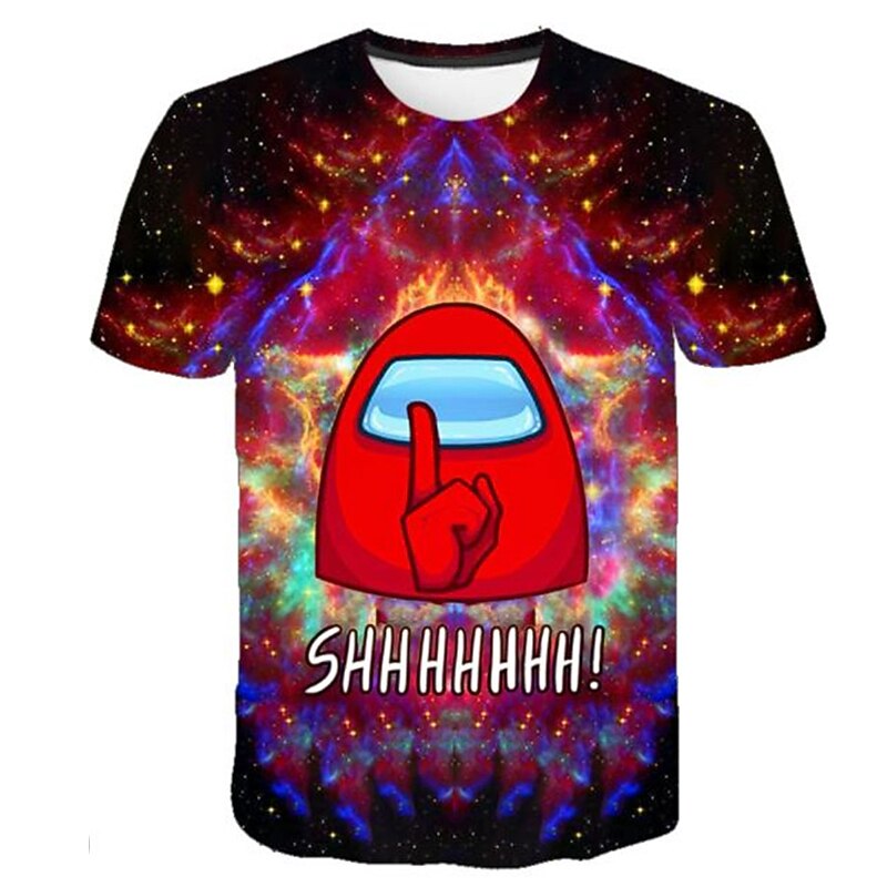 Kids Boys T shirt Short Sleeve 3D Print 