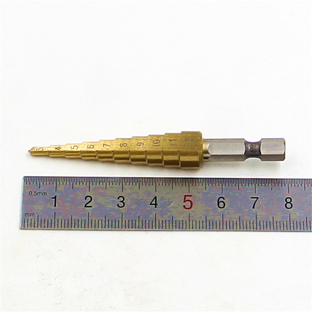 punte da trapano hss 3mm-12mm utensili elettrici per flauto dritto 1/4 codolo esagonale prezzo all'ingrosso 10 passaggi perforazione del metallo titanio del 2025 a $9.99 –P5
