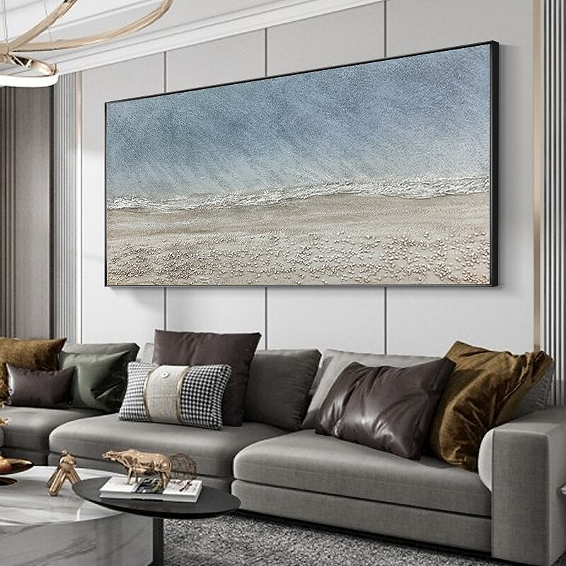 Manuální Ručně vyrobeno Hang-malované olejomalba Ručně malované Horizontální panoramatické Abstraktní Krajina Moderní Realismus Bez vnitřní rám 2025 - $114.99 –P6