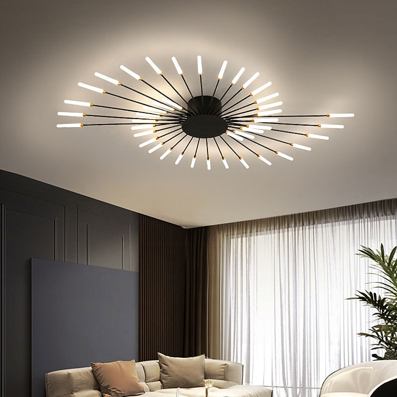 128 cm-es klaszteres mennyezeti lámpák led 42 fényes nordic stílusú fém festett felületek modern 220-240V 2025 - $394.79 –P1