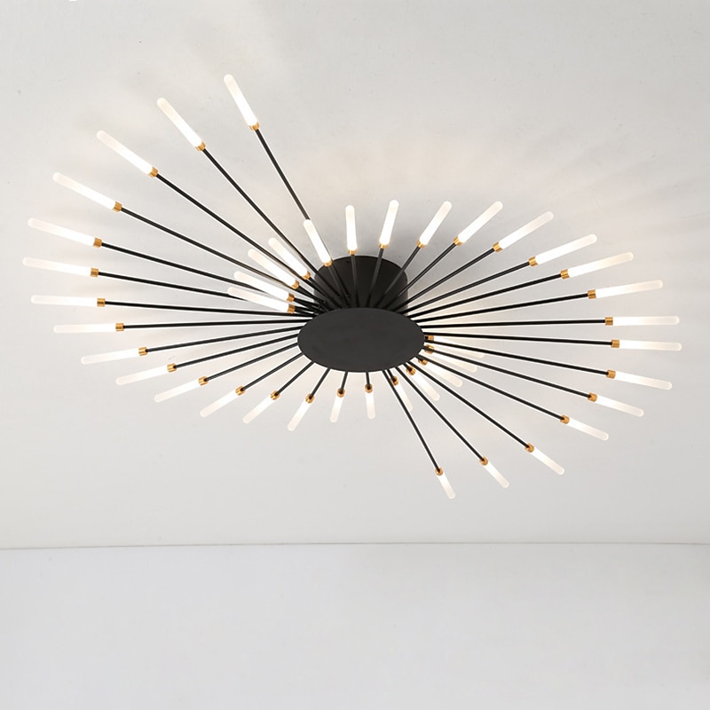 128 cm-es klaszteres mennyezeti lámpák led 42 fényes nordic stílusú fém festett felületek modern 220-240V 2025 - $394.79 –P9