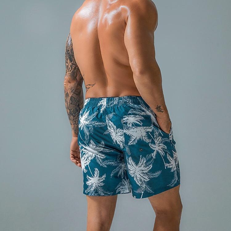 Homme Short de bain Short de Bain Natation Séchage rapide Poids Léger Short de bain Maillot de bain Avec poches Doublure en maille Cordon Natation Surf Plage Sports nautiques Imprimé Eté de 2025 ? $21.99 –P2