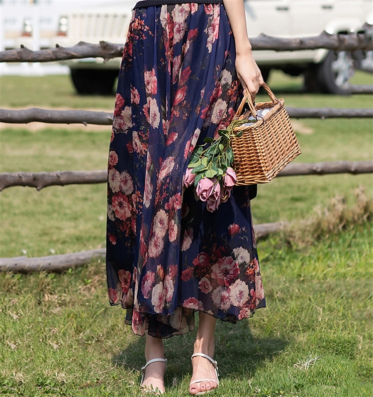 15 Trendy Floral Skirt Outfits For Summer - Styleoholic