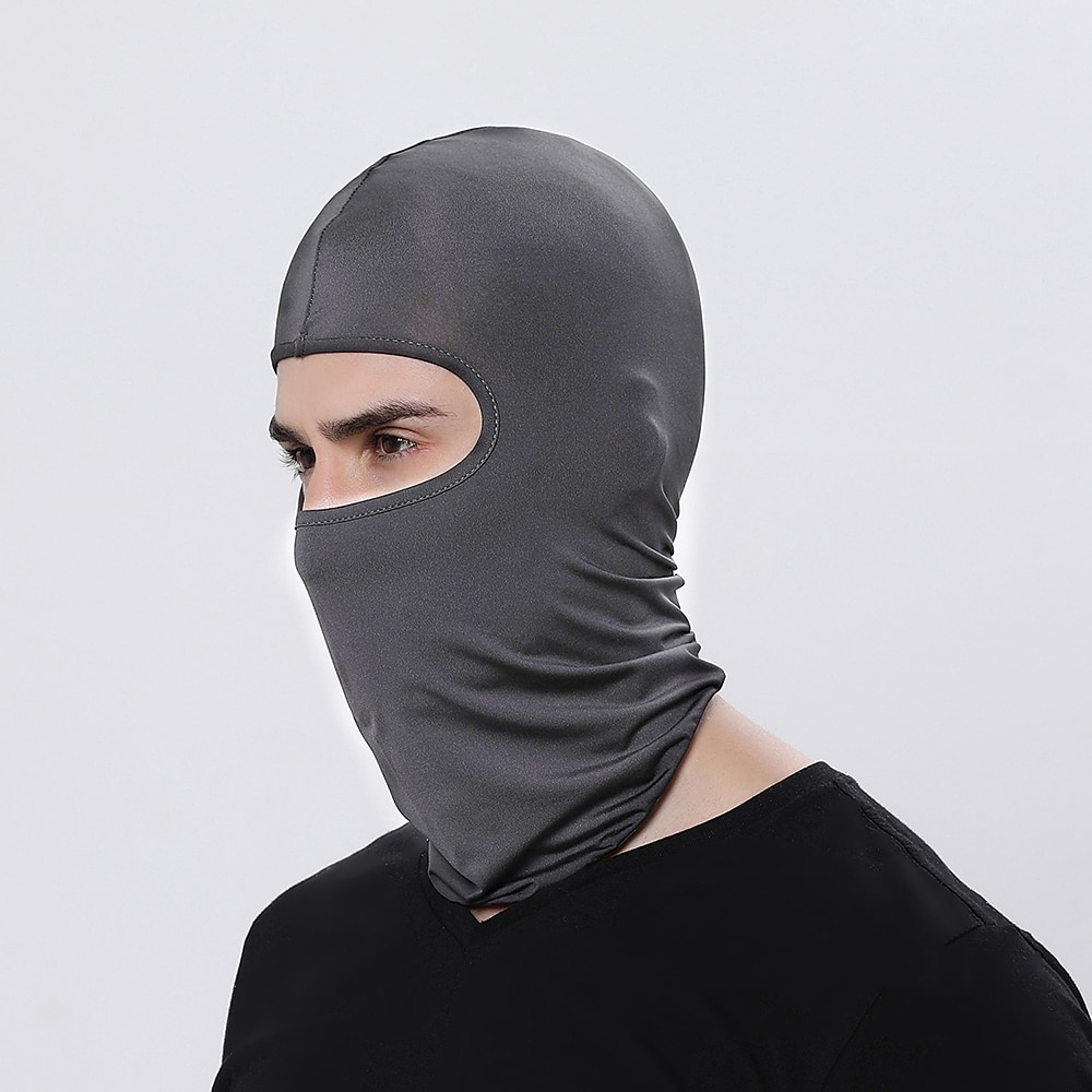 balaclavas Συμπαγές Χρώμα Αντιηλιακό Αναπνέει Με προστασία από την σκόνη Σκούπισμα ιδρώτα Άνετο Ποδήλατο / Ποδηλασία Σκούρο γκρι Λευκό Μαύρο για Ανδρικά Γυναικεία Ενηλίκων / Ελαστικό 2025 - $6.99 –P1