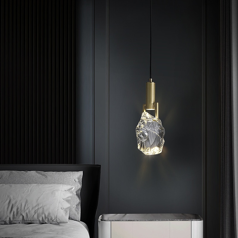 Lampadari A Sospensione In Cristallo Led Moderni A Testa Singola Comodino Bar Tavolo Da Pranzo Sala Espositiva Hotel Ristorante Di Design Lampadari del 2025 a $249.99 –P8