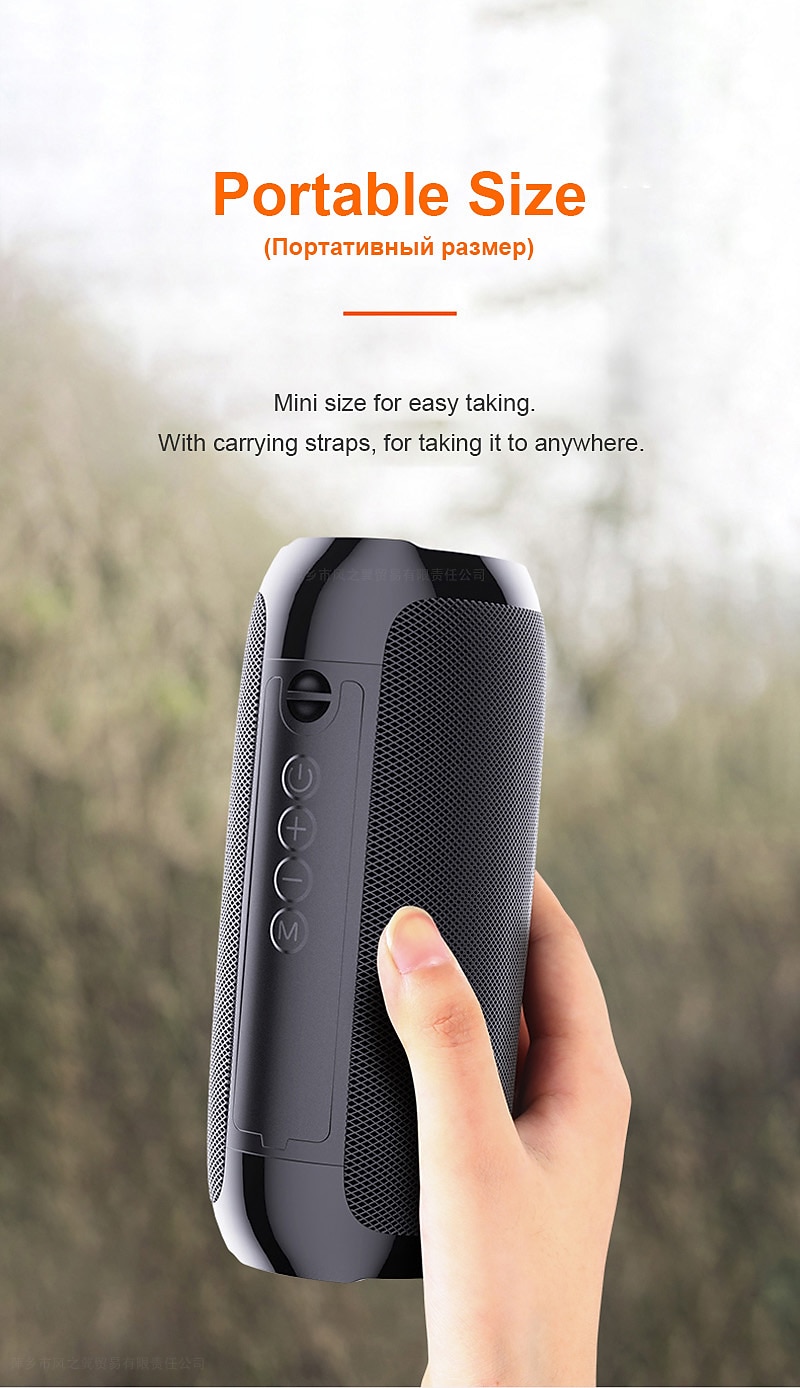 Portable Bluetooth Speaker Wireless Bass Subwoofer Waterproof Outdoor Speakers Boombox AUX TF USB Stereo Loudspeaker Music Box Valentine's Day Gift 2026 - $25.99 –P14