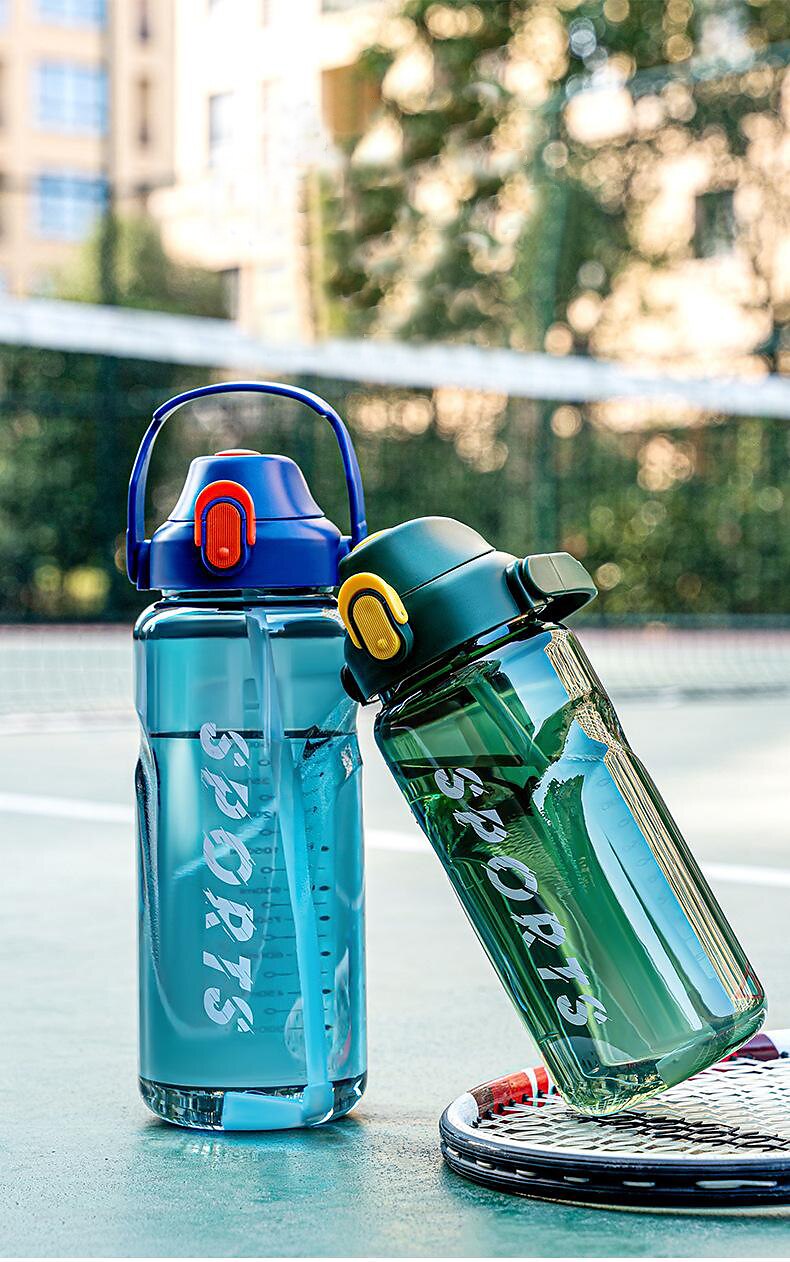 1pc Summer Large Capacity Sports Water Bottle, High-temperature