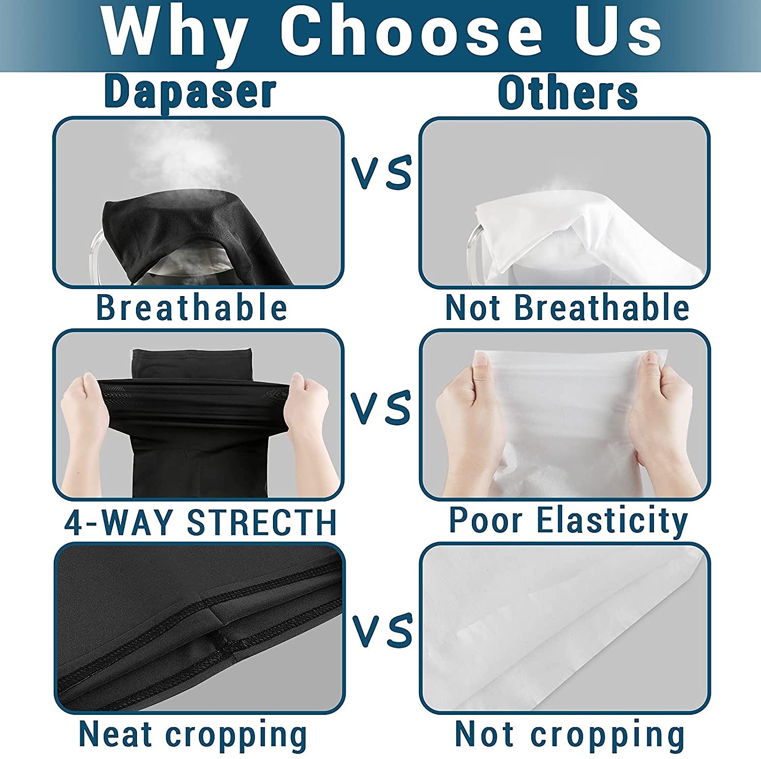 Cooling Neck Gaiter Balaclava Face Mask Neck Tube Scarf Face Cover Solid Color Sunscreen Breathable UV Protection Quick Dry Dust Proof Bandanas Bike / Cycling Black Summer for Men's Women's Outdoor 2025 - $6.99 –P2