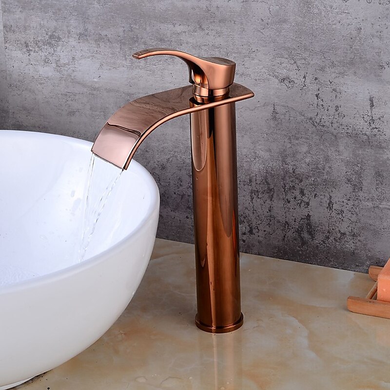 Rubinetto Lavandino Bagno Moderno Monocomando Cromato A Cascata In Acciaio Inox Rubinetto Bagno Moderno Regolabile Per Acqua Fredda E Calda Argento del 2025 a $97.99 –P6