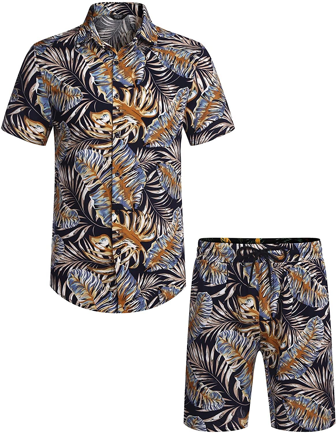 Men's Floral Graphic Tropical Flowers 2pcs Shirts Sets Summer Hawaiian Shirt Short Sleeve Short Pants Turndown Designer Beach Vacation Casual Daily 3D Summer Silver Red / White Green / Black 2025 - $34.99 –P8