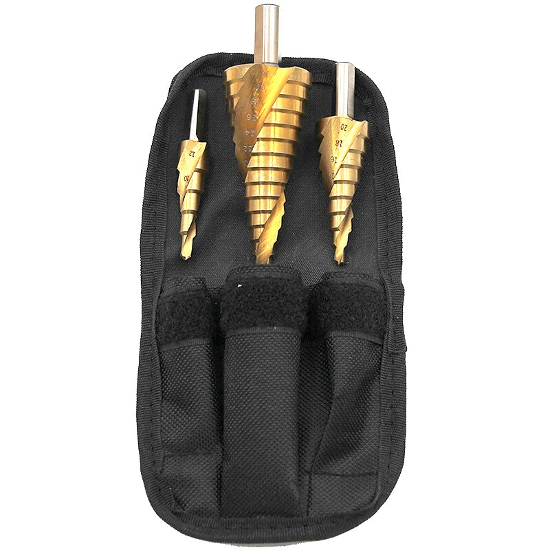 3pcs HSS Step Drill Bits Triangular Spiral Grooved Core Cone 4mm To 12mm 20mm 32mm Chamfer Hole Cut Cutter 2025 - $26.99 –P1