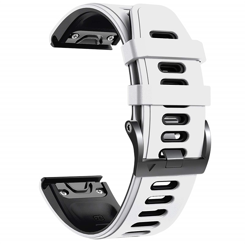 Cinturino per orologio  per Garmin Fenix 7 7X 6 6X Pro Epix Pro 47mm 51mm Instinct 2X Approach S70 47mm S62 S60 Forerunner 955 945 Epix Marq Descent Quatix 22mm 26mm Silicone Sostituzione Cinghia del 2025 a $24.99 –P10