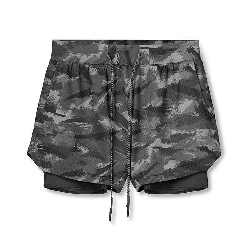 Runcati Mens Quick Dry Swim Trunks Beach Solid Swimsuit Lightweight Sports Shorts with Pockets Mesh Lining