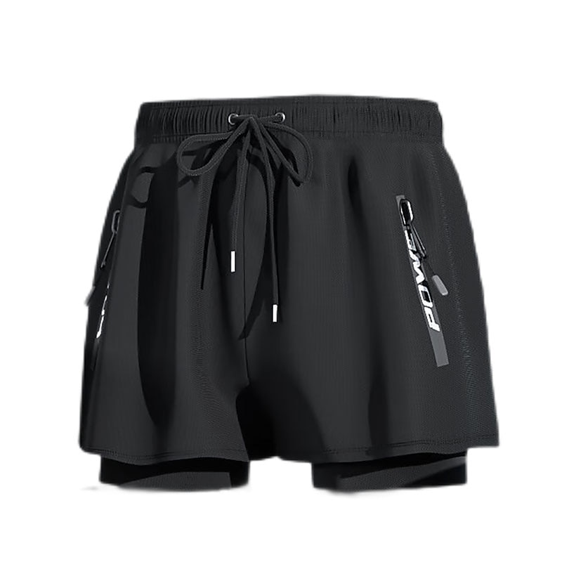 Homme Short de bain Short de Bain Natation Séchage rapide Poids Léger Short de bain Maillot de bain Avec poches Doublure de compression Cordon Natation Surf Plage Sports nautiques Couleur Pleine Eté de 2025 ? $50.99 –P16