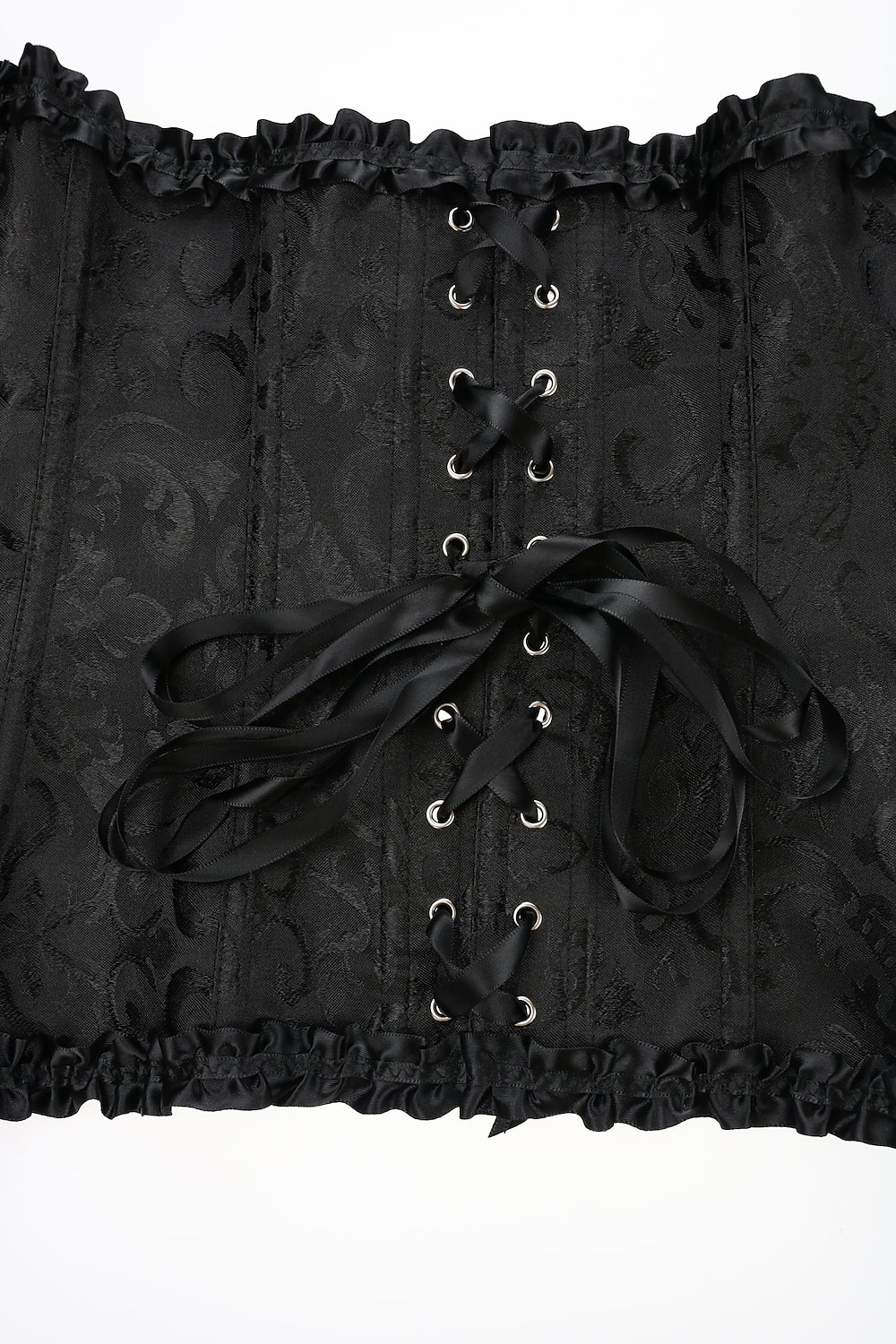 Rococo Overbuste korset Gemaskerd Bal Hoog korset Cosplay Grote maten Dames Buikcontrole Push-up Jacquard Grote maten Maskerade Feest Carnaval van Venetië Volwassenen Korset 2025 - $27.99 –P16