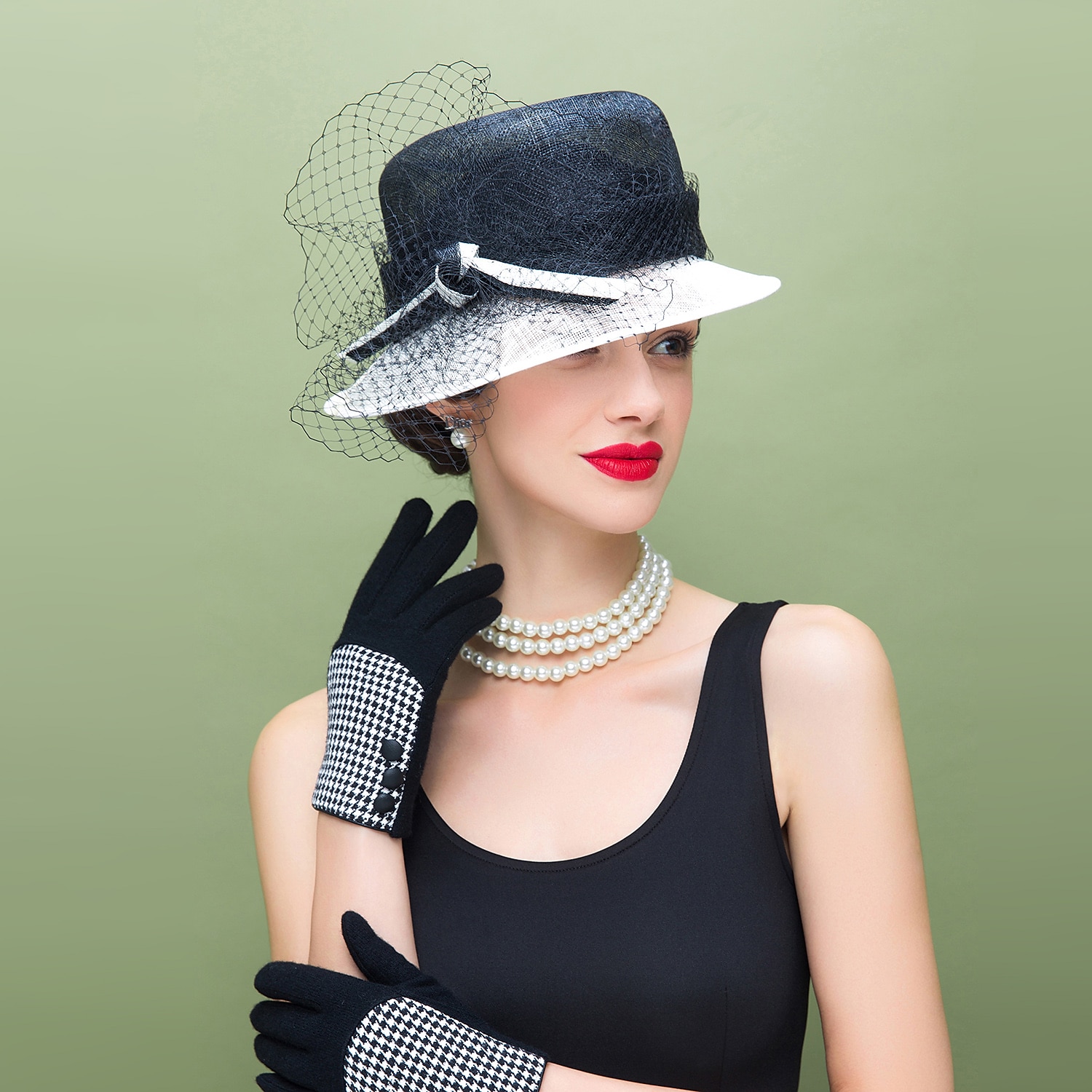 Retro-Hochzeitsfedern Lolita-Accessoires mit Farbblock 1pc besondere Anlässe / Partys / Abendkopfschmuck 2025 - $89.99 –P8