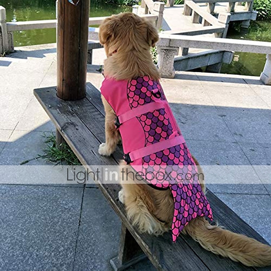 2025年 犬用 犬のライフジャケット 調整可能 安全用具 犬服 コレクション – $35.99 –P6