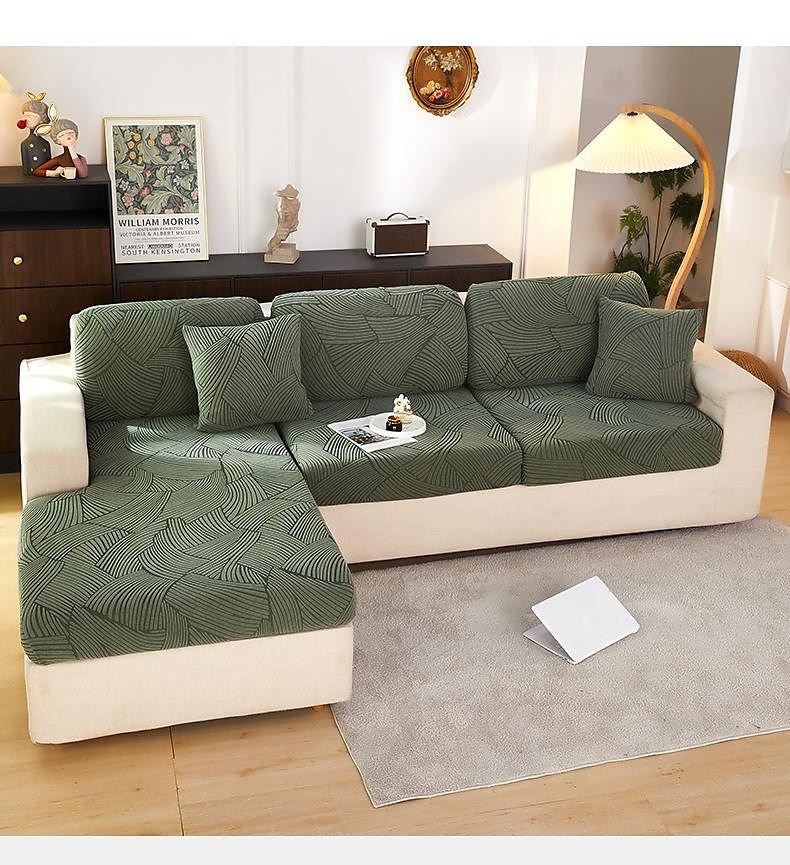 Capa de almofada de assento de sofá elástico capa de sofá elástica poltrona loveseat 4 ou 3 lugares cinza liso sólido macio durável lavável de 2025 por $4.99 –P13