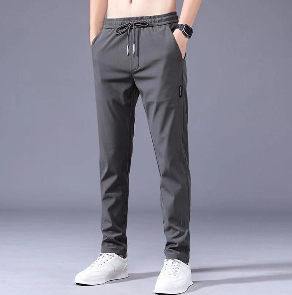 Men's Pants Casual Loose Cotton and Linen Cool Pants with Pocket Men's  Clothing Elastic Waist Joggers Mens Pants - China Sportswear Club Fleece  Pants and Sweatpants and Hoodie price | Made-in-China.com