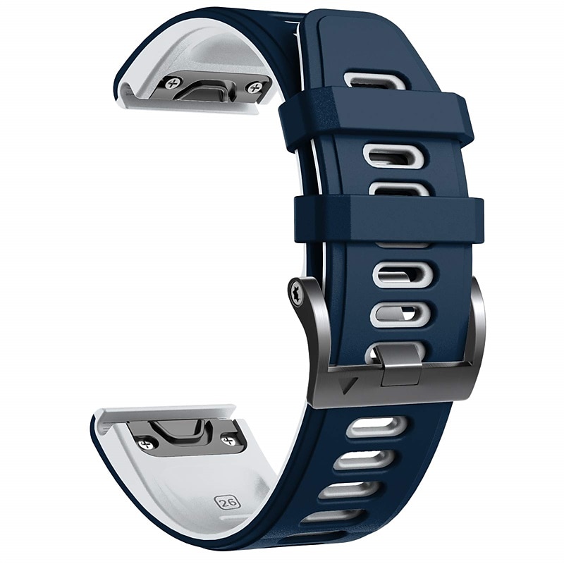 Cinturino per orologio  per Garmin Fenix 7 7X 6 6X Pro Epix Pro 47mm 51mm Instinct 2X Approach S70 47mm S62 S60 Forerunner 955 945 Epix Marq Descent Quatix 22mm 26mm Silicone Sostituzione Cinghia del 2025 a $24.99 –P9