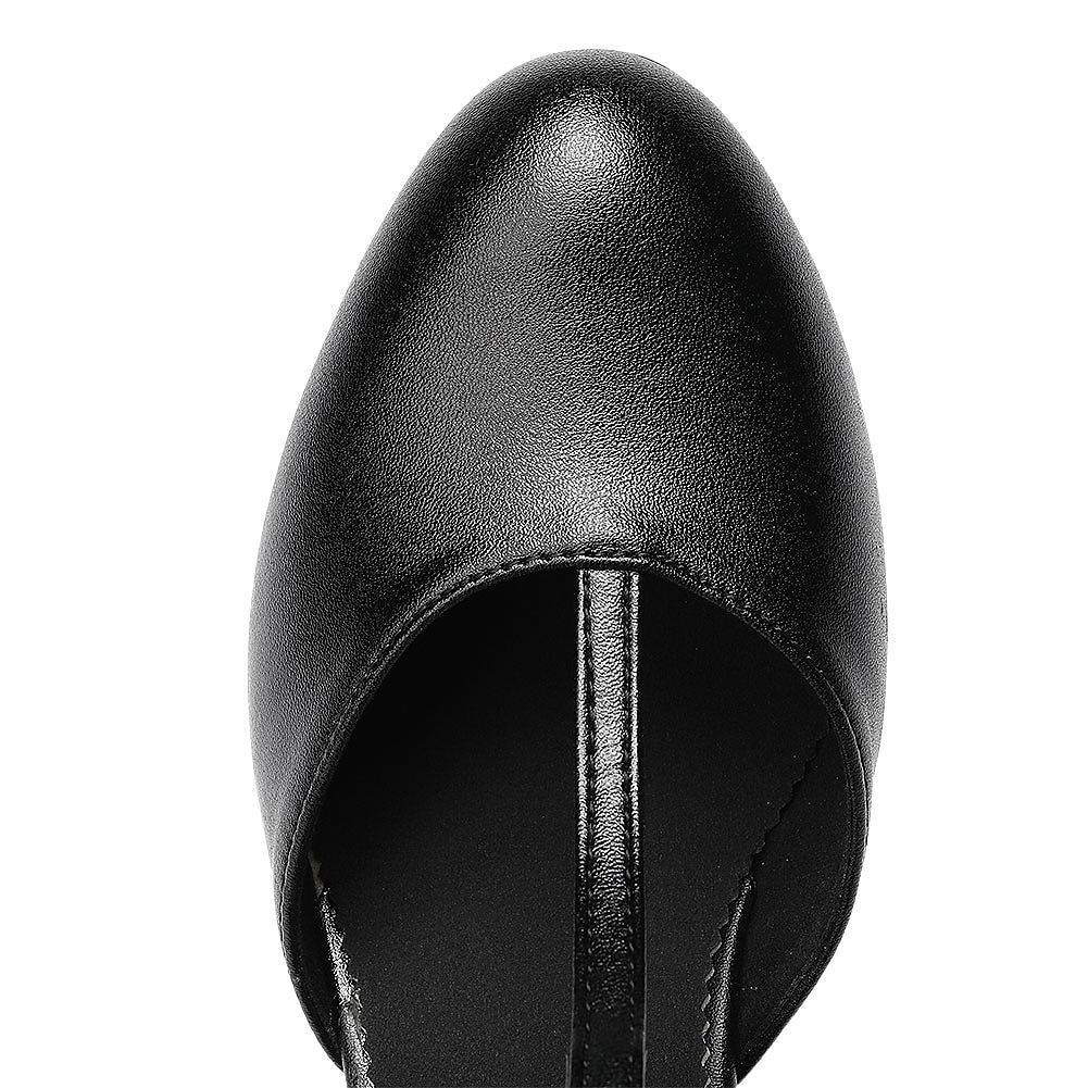 Dame Ballett Moderne sko Karakter sko Ytelse Trening Ballroom-dans Semsket Sko Enkel Stil Øvelse Spenne Kubansk hæl Lukket Tå Spenne T-stropp Voksne Svart 2025 - $46.99 –P7