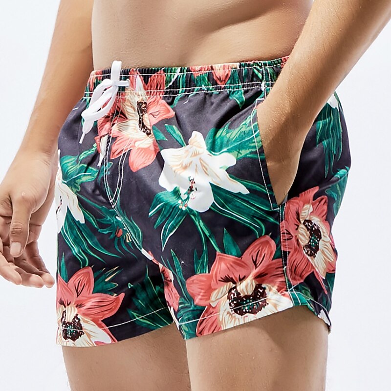 Homens Shorts de Natação Calção Justo de Natação Riscas Com Cordão Com bolsos Secagem Rápida Leve Bermuda de Surf Roupa de banho Surfe Praia Esportes Aquáticos Verão de 2026 por $22.99 –P9