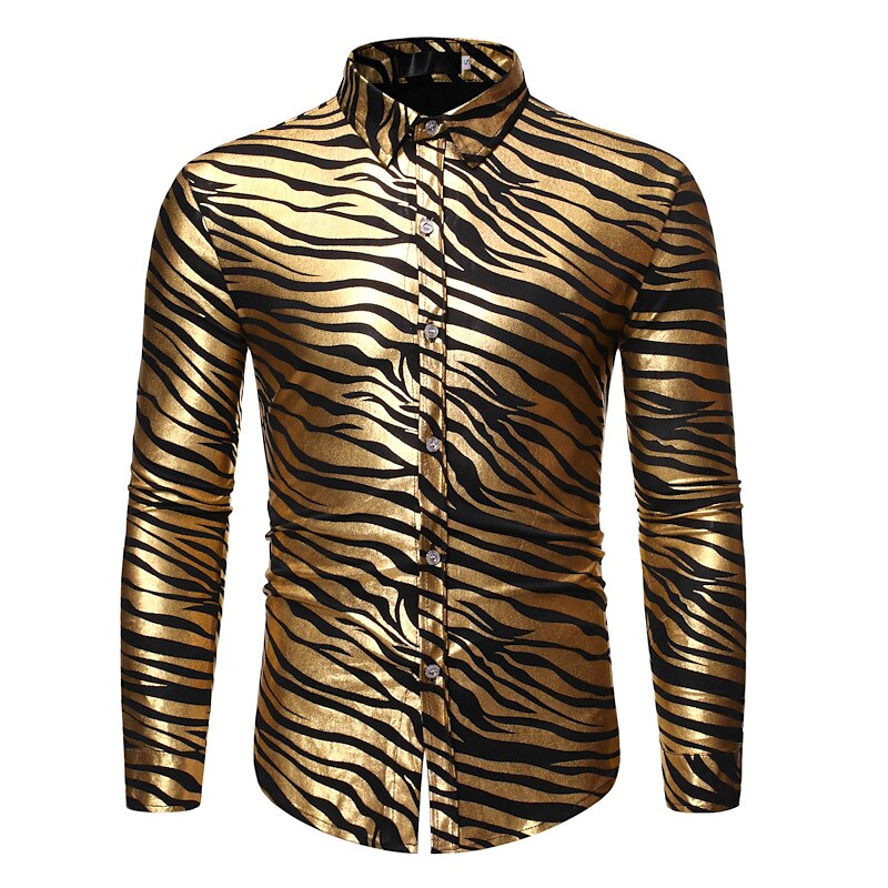Schijf Jaren '80 Blouse / overhemd Schijf Voor heren Carnavalskostuum Maskerade Feest Vrijgezellenfeest Prideparade Volwassenen Blouse 2025 - $43.99 –P1