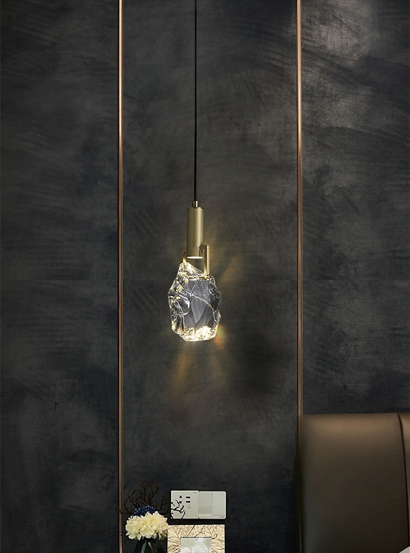 Lampadari A Sospensione In Cristallo Led Moderni A Testa Singola Comodino Bar Tavolo Da Pranzo Sala Espositiva Hotel Ristorante Di Design Lampadari del 2025 a $249.99 –P2