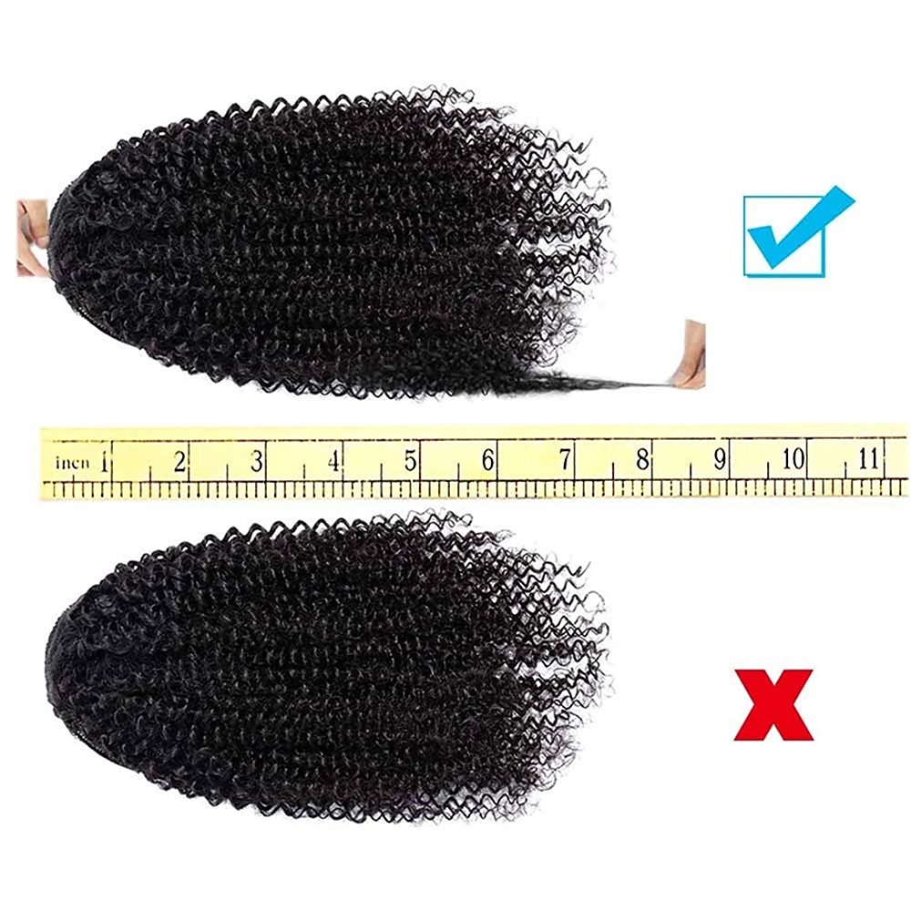 extensions de cheveux queue de cheval extensions vierge crépus droites cheveux humains wrap autour de queue de cheval remy extensions de cheveux clip dans les extensions de cheveux avec pâte magique de 2025 ? $41.99 –P7