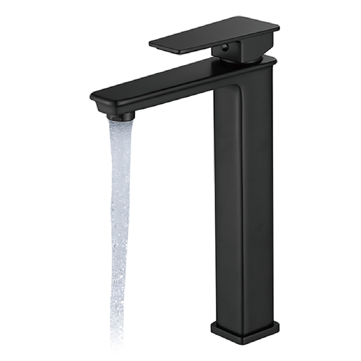 Black Bathroom Faucet Tall Single Handle Bathroom Vessel Sink Faucet Rv Lavatory Vessel Faucet Basin Mixer Tap Solid Brass/Matte Black 2025 - $210.59 –P4