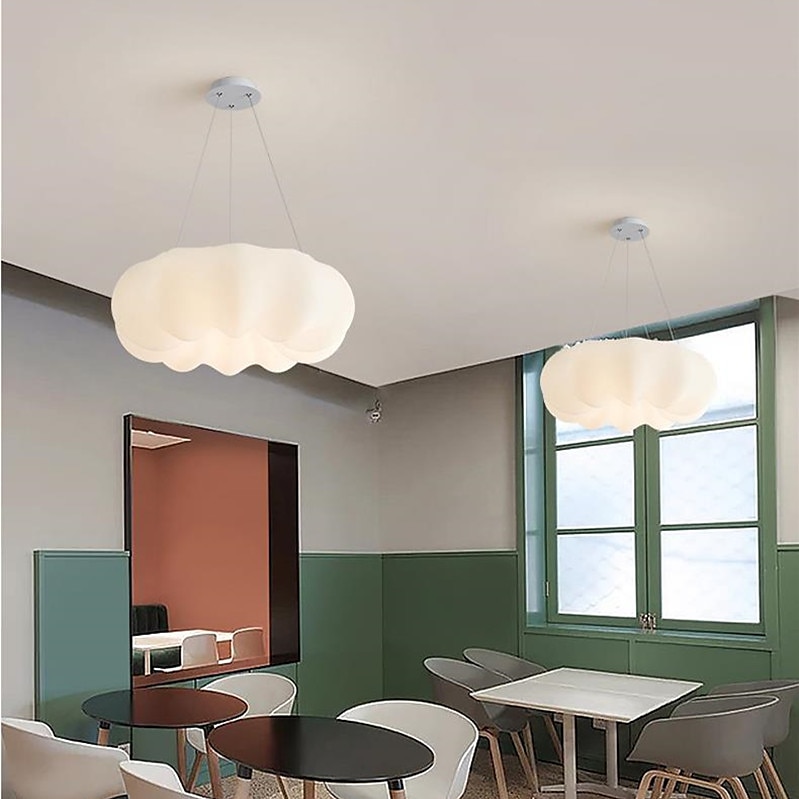 30 cm wolken deckenleuchte led pendelleuchte kronleuchter wohnzimmer kinderzimmer deckenleuchte einfach nordisch kreativ netzwerk rot kürbis lampe restaurant schlafzimmer 2025 - $169.99 –P3
