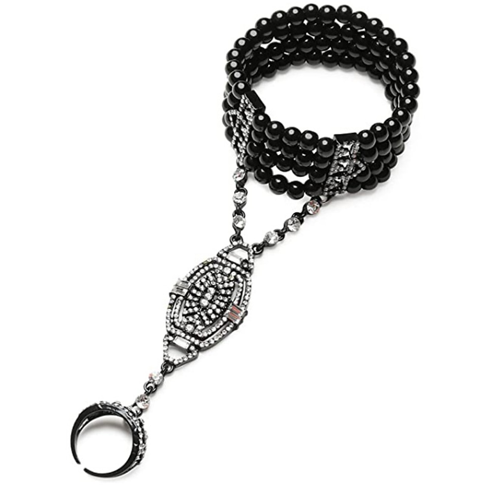 Retro Vintage Anos 20 Baile de Máscara O Grande Gatsby charleston Convidado do casamento Fantasia Mulheres Baile de Máscaras Festa / Noite Recepção de Casamento Festa de Solteira Adulto 1 Bracelete de 2026 por $17.99 –P8
