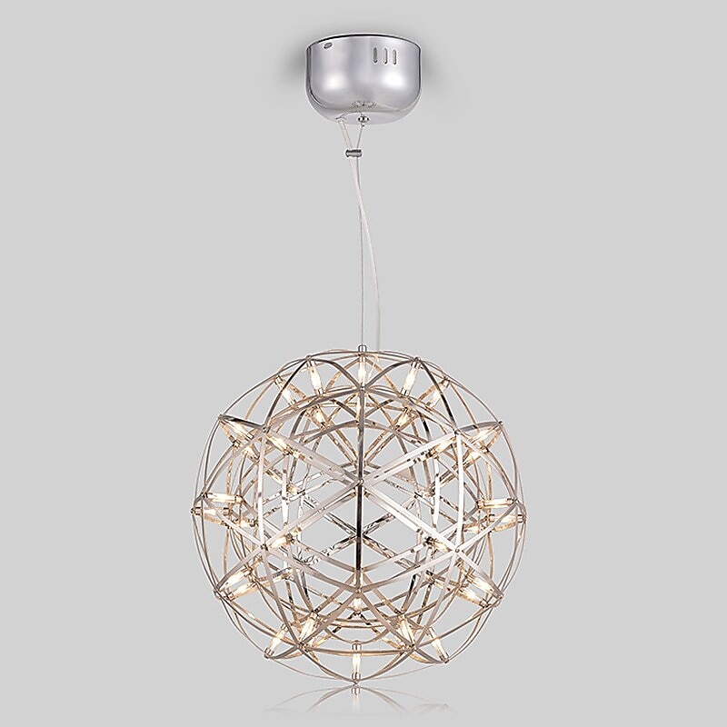 30 cm led pingente de luz led fogos de artifício e bola de faísca luminária de suspensão de teto globo de metal acabamentos pintados 110-120v 220-240v de 2026 por $177.99 –P13